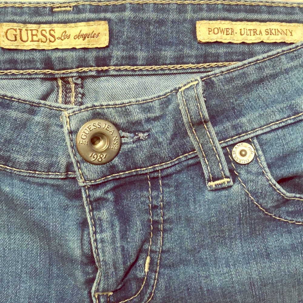 Vintage low rise guess jeans